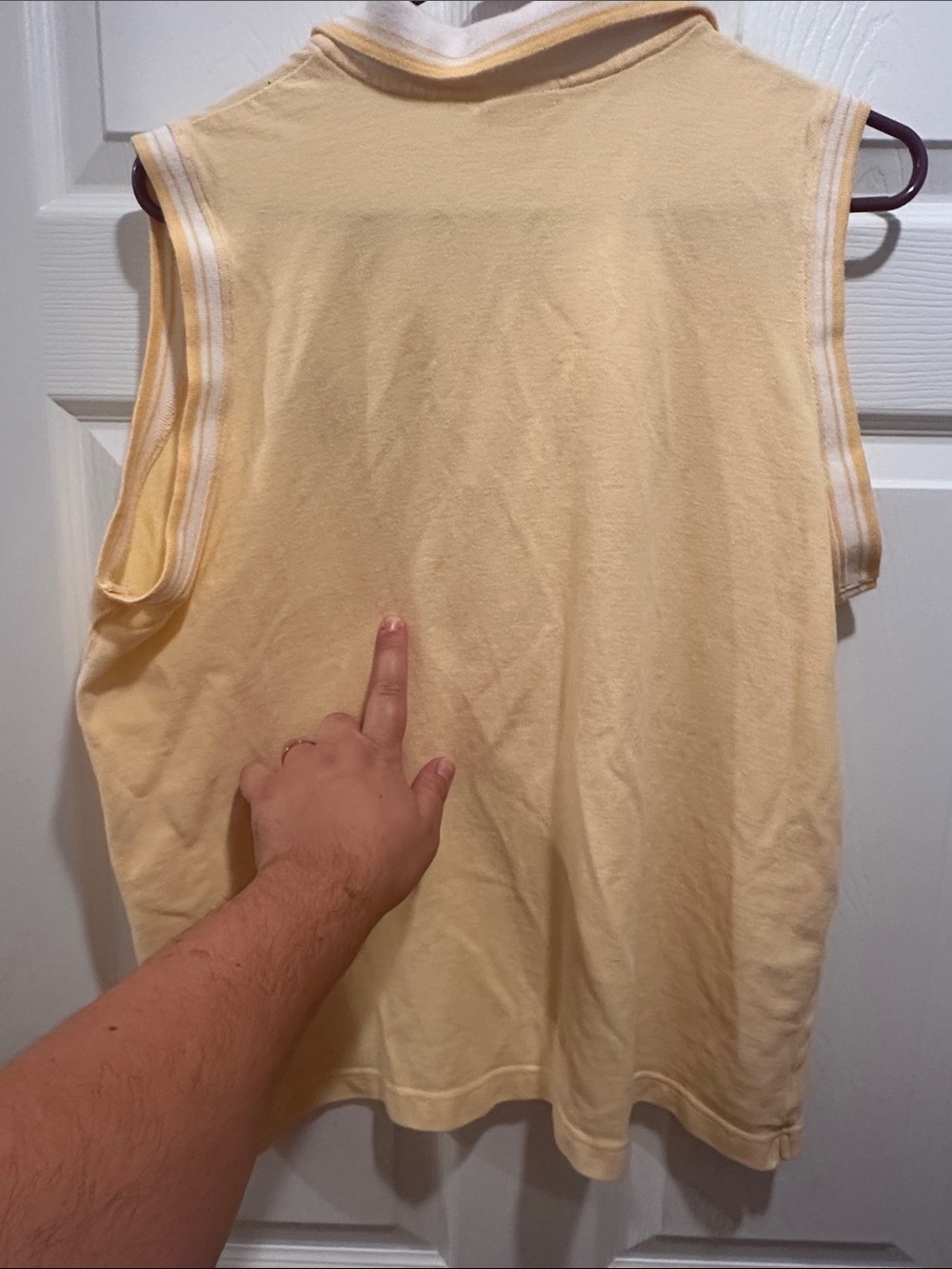 Disney Lady & the TrampSleevelessPolo Top in Pale Yellow - Picture 7 of 7